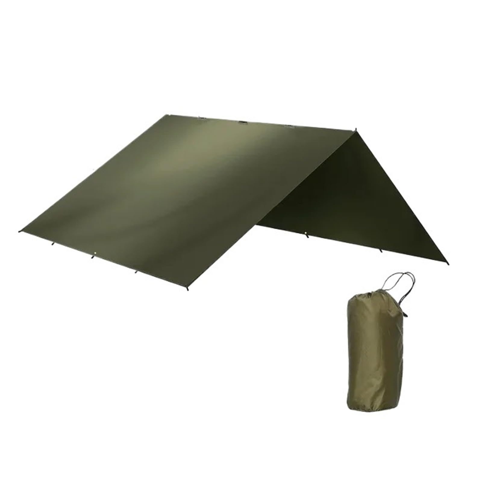 Tent tarp Tarp Tent Waterproof Camping Outdoor Hiking Backpacking Tourist Beach Sun Shelter(3X4 Olive Green)