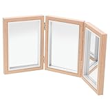 Design attrayant : le miroir, avec son design lumineux et séduisant, captive les tout-petits et favorise des périodes de jeu plus longues et concentrées. tableau d'activités avec lumière LED et miroir incassable