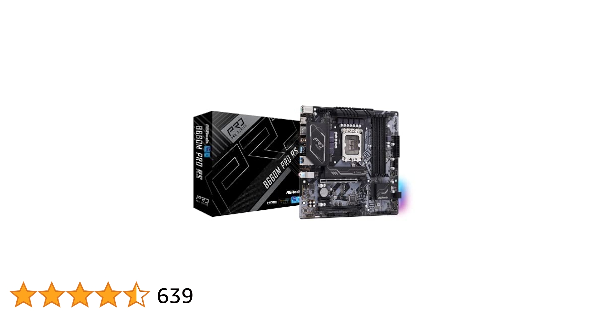 マザーボード ASRock B660M Pro RS/ax ASRock > B660M Pro RS/ax