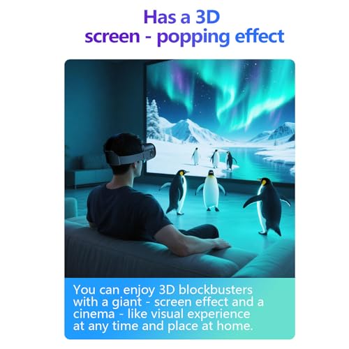 VR Headset for Phone with Bluetooth Controller, 120 FOV 3D VR Headsets with Anti Blue Light Lenses & Adjustable Gears, 3D Virtual Reality Goggles for 5-7 Inch Phone (White) - Image 4