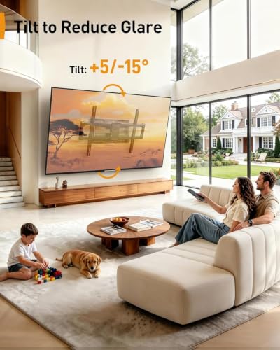 Image of Perlegear Large Full Motion TV Wall Mount for 55-120 inch TVs up to 220 lbs