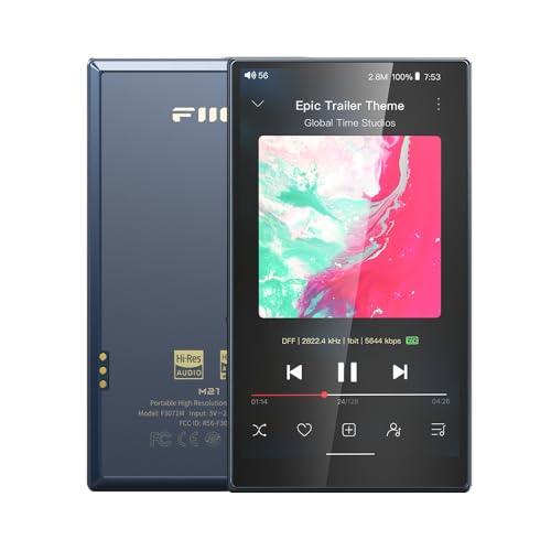 FiiO M21 Android 13 Portable Music Player MP3 Walkman Snapdragon 680 4* CS43198...