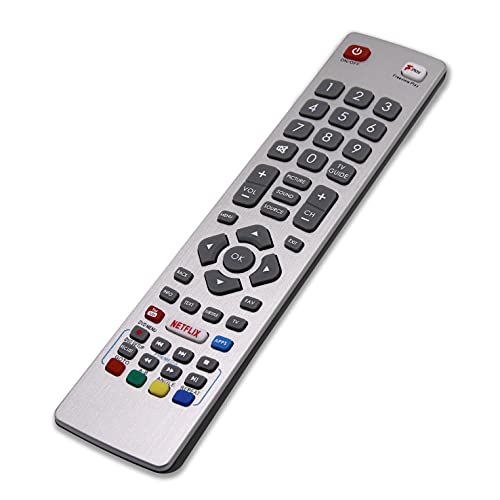 Riry New SHWRMC0121 Mando a Distancia para Sharp Aquos TV Reemplace el Mando por Sharp Aquos Smart TV