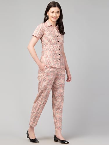 Image of ZUVINO Co Ord Set for Women Co Ord Set || Stylish Office Formal Wear || Cotton Co Ord Set for Summers.