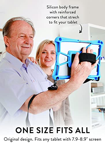 Cooper Trooper Rugged Case For 7.9, 8, 8.4, 8.7, 8.9" Tablets | Tough Bumper Protective Shock Proof Kids Holder Carrying Cover Bag, Stand, Strap #TOP1