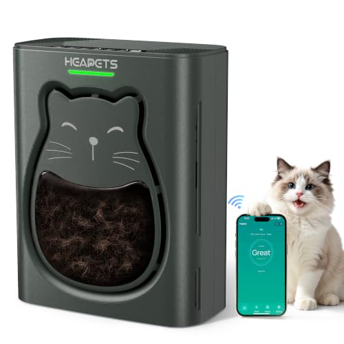 Image of Pet Air Purifier for Home, H13 HEPA Washable Filter,Air Cleaner with APP&Air Quality Monitor for Pet Hair Dander Odor Allergies Pollutant Smoke Dust for Large Rooms 2200 Ft, Auto Mode,P365 Black