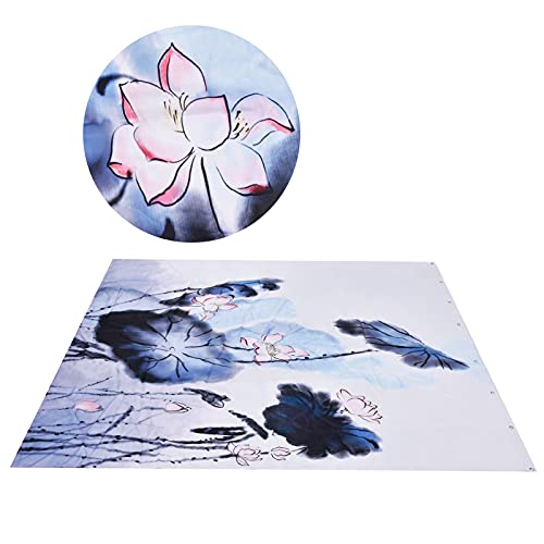 Rideau occultant imperméable imprimé floral pour une douche nature