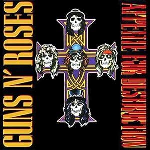 Guns N' Roses - Appetite For Destruction por CD de áudio, capa do álbum