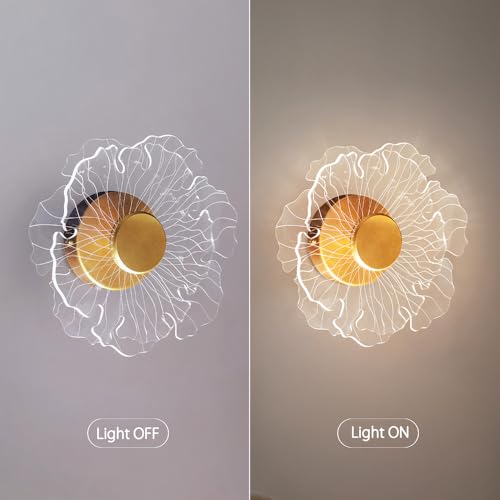 Image of Spiral Gride Glow 3-in-1 LED Wall Light | (Glowing Circular 3-in-1 LED Wall Light, Pack 1) (Flora Glow Wall Light, Pack of 1) (Flora Glow Wall Light, Pack of 2)