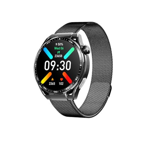 Genérico 2025 Watch - De 𝐆𝐥𝐮𝐜𝐨𝐬𝐚 En Sangre Monitor 1.55' Smatchwatch Hombre Podómetro Responder/Realizar Llamadas para Android Y iOS F2000529,Milan