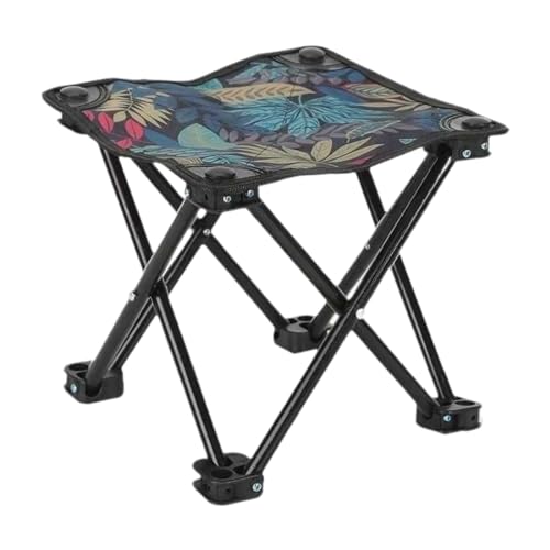 Stool Metal Seat Mini Camping Stool for Festival Travel Barbecue