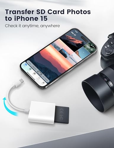 Image of Trail Camera USB C SD Card Reader, ChiaoPio 2 in 1 USB-C to Memory Card Adapter with SD MicroSD Dual-Slot Compatible with iPhone 15 iPad Mac MacBook Pro /Air /Mini Samsung Android Laptop
