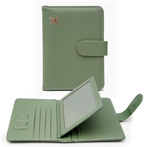 Premium Leather Passport Holder Covers Case, Waterproof Travel Wallet Passport Holder, Passport Book for Women Men