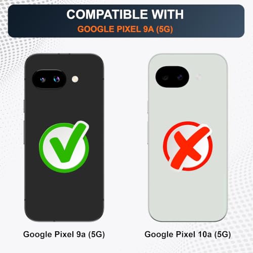 Image of CEDO Cover for Google Pixel 9a (5G) | Camera Protection Shockproof Bumper-Edge | 360 Degree Protection Acrylic Crystal Clear TPU+PC | Transparent Back Case Backcover (Transparent)