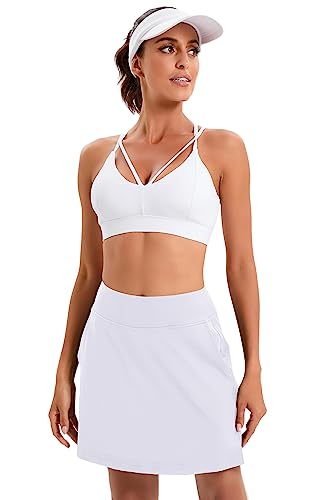 Image of Oyamiki Women's Active Athletic Skort Lightweight Tennis Skirt Perfect for Running Training Sports Golf
