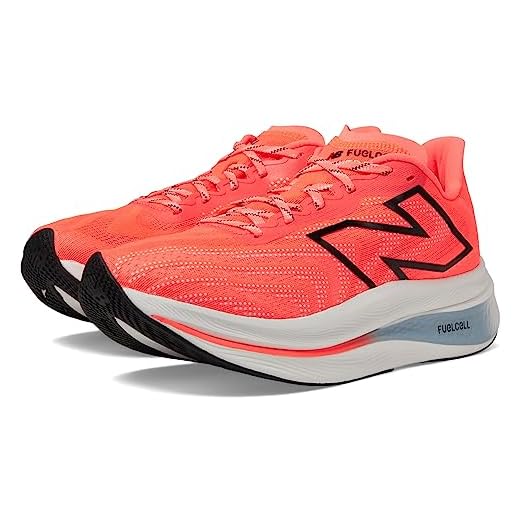 New Balance Tênis de corrida masculino FuelCell Supercomp Trainer V2, Libélula neon/preto, 7.5