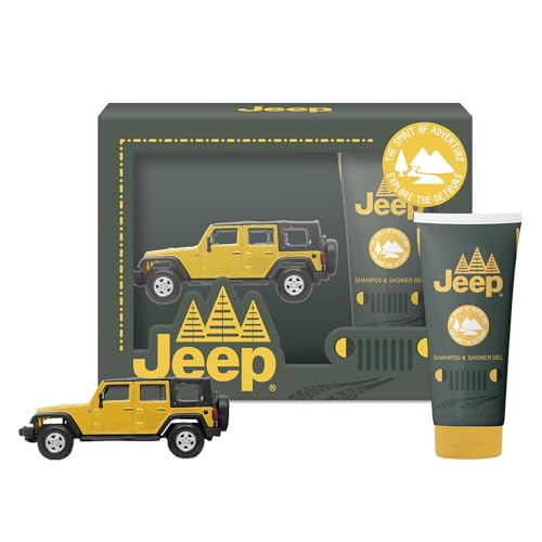 Diamond International Jeep Kids | Confezione Regalo Bambino, Docciaschiuma + Modellino, Ufficiale Jeep, Con Fragranza Delicata