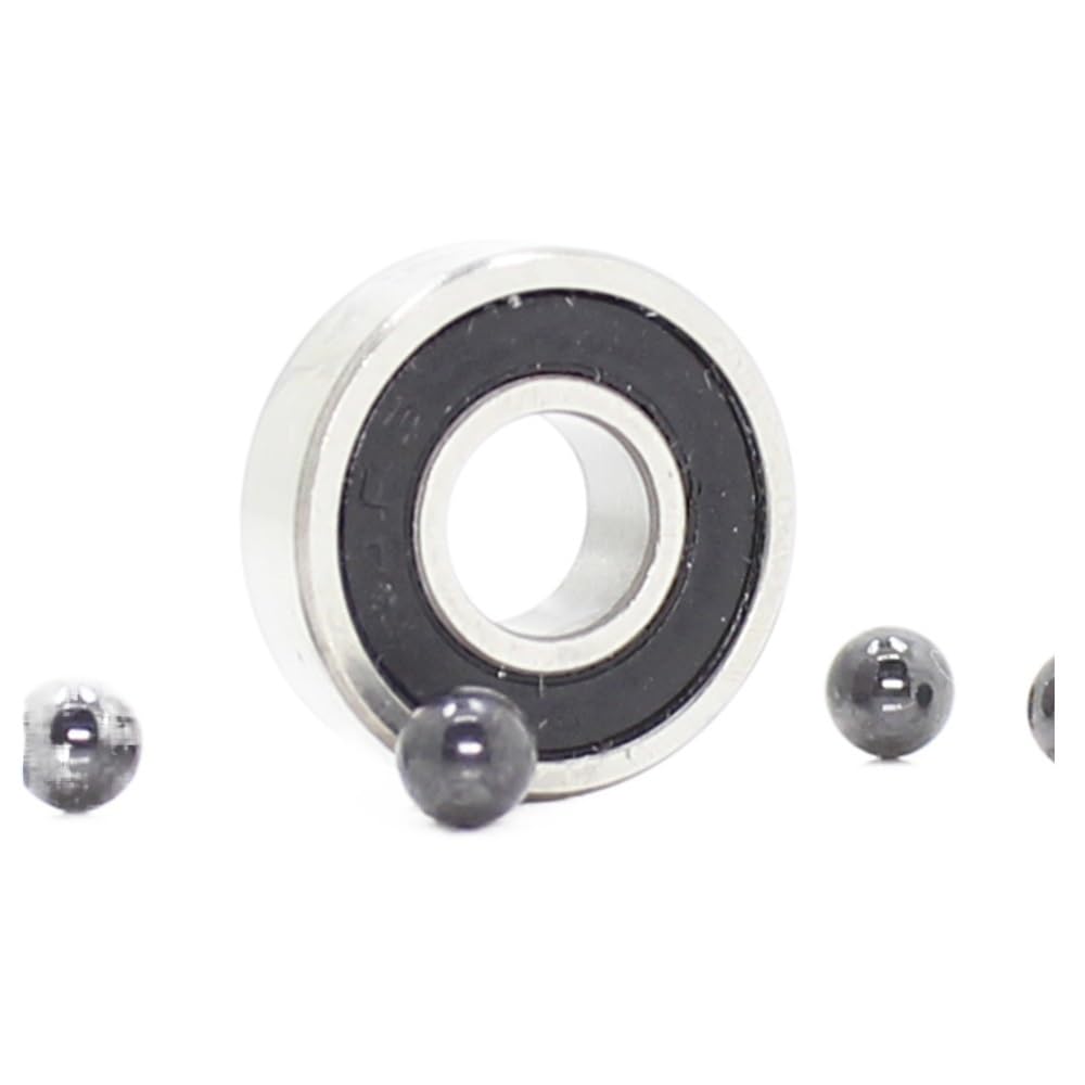 DUKUTS 1pc 16005 Hybrid Ceramic Bearing 25 * 47 * 8 mm 1PC Bicycle Bottom Brackets & Spares 16005RS Si3N4 Ball Bearings 16005-2RS