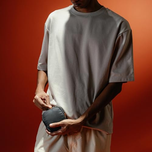 Image of DailyObjects Carbon Black Easy Square Pouch
