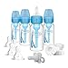 Dr. Brown's Natural Flow Anti-Colic Options+ Narrow Breast to Bottle Pump & Store Feeding Set with S & Reusable Sponge Baby Bottle Cleaning Brush with Suction Cup Stand