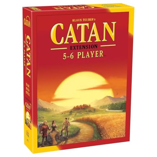 Catan Board Game Extension Allowing a Total of 5 to 6 Players for The Catan Board Game | Family Board Game | Board Game for Adults and Family | Adventure Board Game | Made by Catan Studio