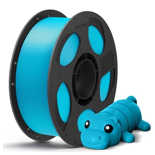 ANYCUBIC PLA+ 3D Printer Filament Bundle, PLA Plus 1.75mm Dimensional Accuracy +/- 0.02mm, Fit Most FDM 3D Printers, 1KG Reusable Spool, Tropical Turquoise