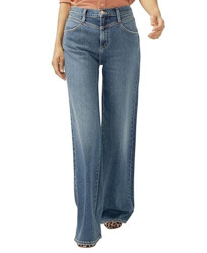 Silver Jeans Co. Femmes taille haute, jambe ultra large, 26W x 33L