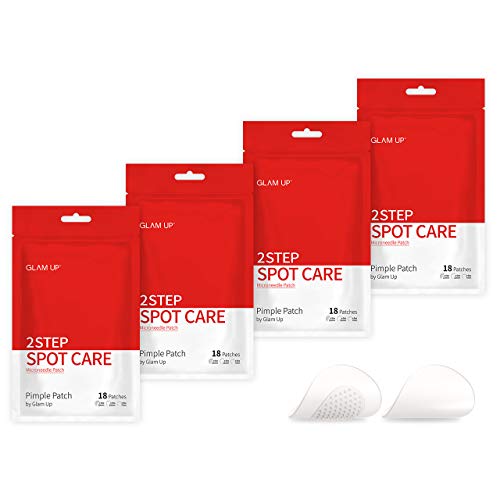 Derma Microneedle 2 Step Spot Care PIMPLE PATCH by Glam Up, 72 Patches (Microneedle 24ea + Hydrocolloid 48ea) Derma Microneedle 2 Step Spot Care PIMPLE PATCH by Glam Up, 72 Patches (Microneedle 24ea + Hydrocolloid 48ea)