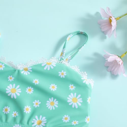 Little Girls Two Pieces Swimsuits Cute Ruffle Bikini Set Hawaiian Beach Sport Bathing Suit Set Pool Swimwear4