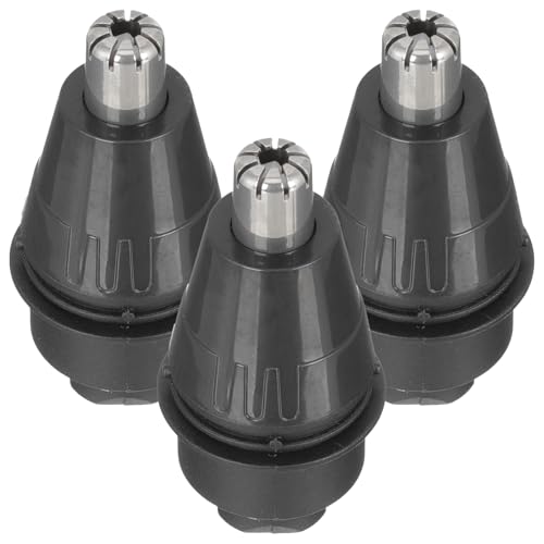 JOINPAYA 3 Cabezales de Recambio para Recortadora de Vello Nasal, Acero y Abs, Compatibles Afeitadoras Eléctricas, para Cuidado Personal Masculino y Femenino, Uso Higiénico y Seguro