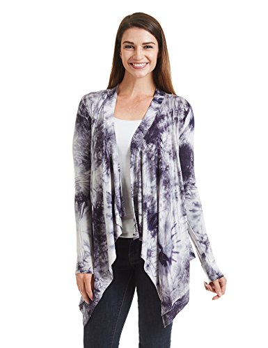 CTC Womens Off-Duty Open Front Tie Dye Cardigan - Made in USA