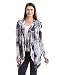 CTC Womens Off-Duty Open Front Tie Dye Cardigan - Made in USA