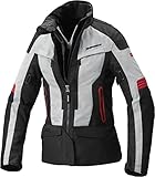  Voyager 4 H2Out - Chaqueta de moto para mujer, color negro y rojo, talla XS