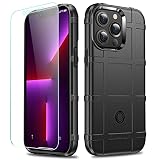 LABILUS for iPhone 13 Pro Case, Rugged Shield 8ft Drop Proof TPU Thick Armor Tactical Protective Case Compatible with iPhone 13 Pro (6.1 inches) - Dark Black