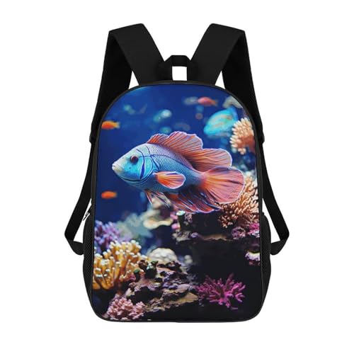 FodPand Heavy-Duty Laptop Backpack 17 Inch - 600D Polyester Coral