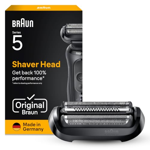 Braun Serie 5 54B, Testina Braun Serie 5 ORIGINALE Per Rasoio Elettrico Barba, Recupera il 100% Delle Prestazioni Del Tuo Regolabarba Uomo, Compatibile Con i Rasoi Series 5 50-, 51-, 52-