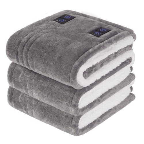 Sealy Heated Blanket 84"x90" Queen Size, Built-in Button Controller
