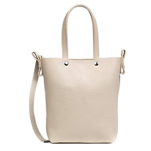 Sac à bandoulière en cuir véritable d'Italie Firenze Artegiani pour femme