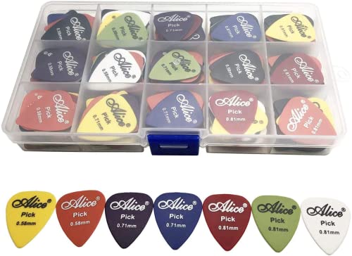 BEAUTYBIGBANG Lot de 24 médiators pour guitare électrique acoustique 6 épaisseurs 0,58/0,71/0,81/0,96/1,20/1,50 mm avec… - Les Beatles, Paul McCartney, John Lennon, RIngo Starr, George Harrison BEAUTYBIGBANG Lot de 24 médiators pour guitare électrique acoustique 6 épaisseurs 0,58/0,71/0,81/0,96/1,20/1,50 mm avec… – Image 5