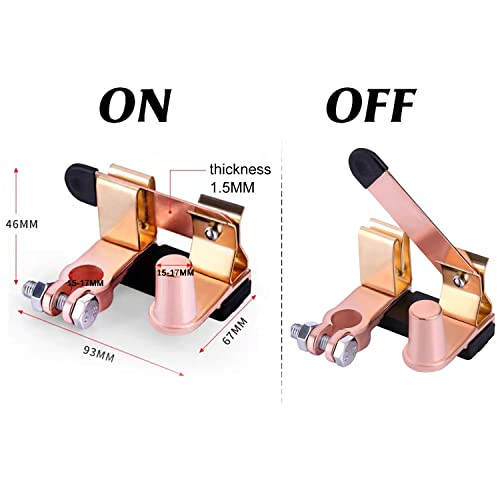 Cozyehoo GH01 Top Post Knife Blade Master Switch, 12V 24V Battery Disconnect Switch thumb #4