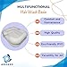 AMDASO Portable Hair Washing Station, Locs Detox Tub, Portable Shampoo Bowl, Inflatable Wash basin, Hair washing basin for bedridden, Dreadlock accessories, Inflatable Shampoo Basin