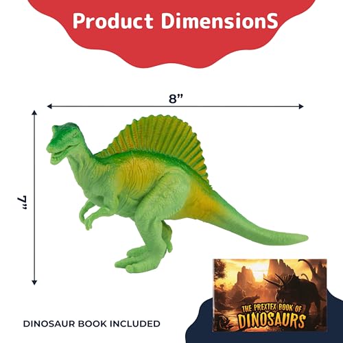 image for PREXTEX Dinosaur Toys for Kids 3-5 - 12 Dinosaurs Figurines and Dinosa