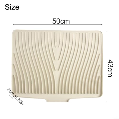Tabla de drenaje de agua flexible con silicona antideslizante 6
