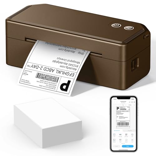 ETIKEZ Bluetooth Thermal Shipping Label Printer, Wireless 4x6 Label Printer