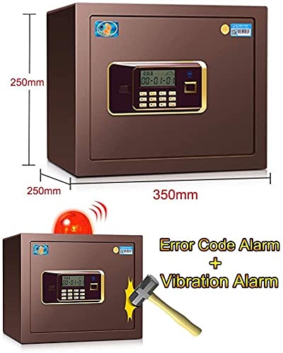Digital Security RLKHXBS pour la maison : coffre-fort marron au design elegant