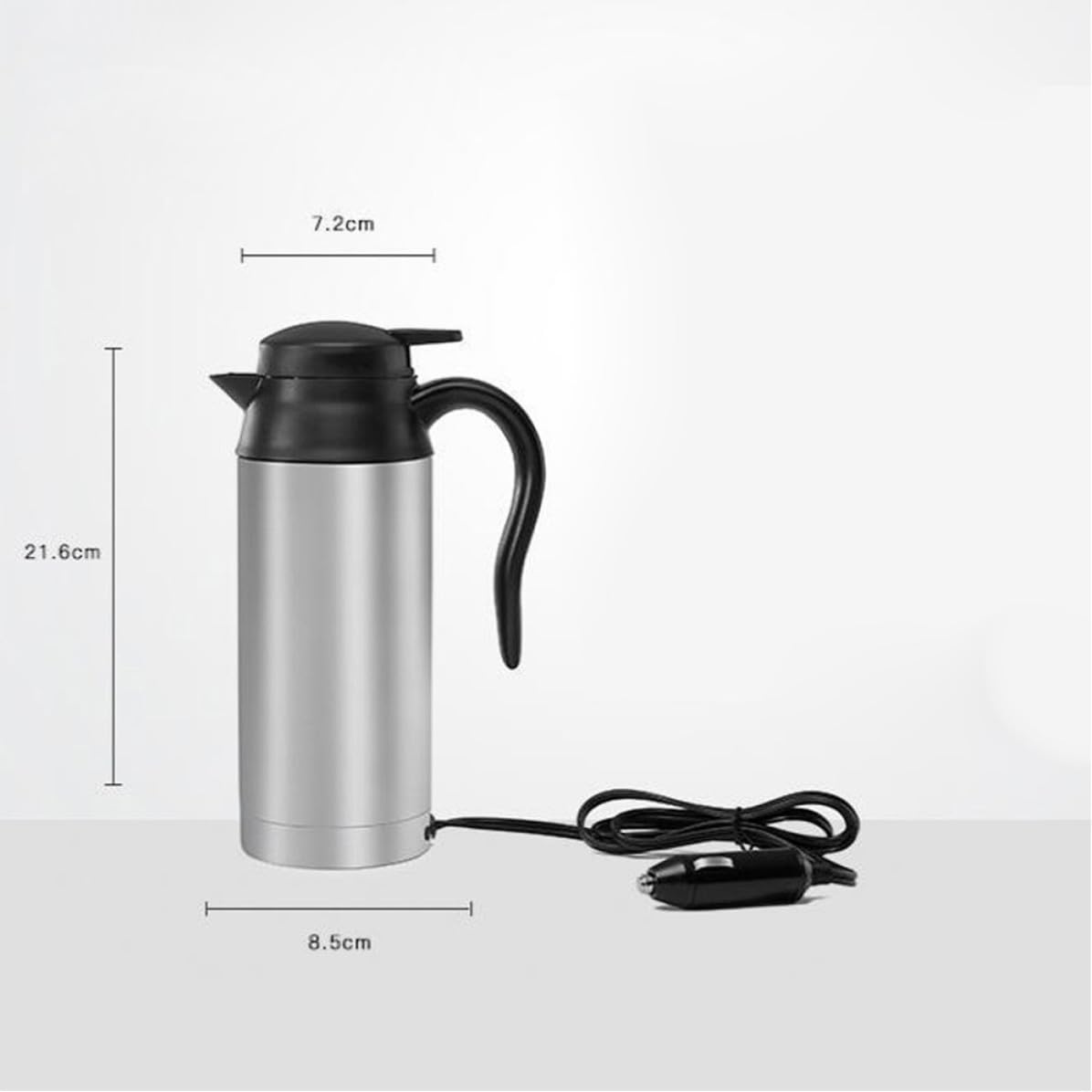 Hervidor Eléctrico de Viaje para Coche 750ml Acero Inoxidable