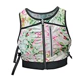 gilet court blanc dentelle 【20 L-35L Capacité】: avec des dimensions s'adapter à une circonférence thoracique de 100 cm / 39,37 pouces et à la tour de taille allant de 105 cm-120 cm / 41,34 pouces-47,24 pouces, ainsi qu'une longueur de 38 cm / 14,96 pouces, ce pack thoracique en cours d'exécution est conçu pour s'adapter confortablement pendant que vous vous déplacez confortable