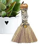 Halloween-Besen – Handgemachter Kompakter Besen mit Kristallen zum Altar, Reinigung und Wohlbefinden | Halloween-Hausdekoration Für Schlafsaal Wohnung Badezimmer Küche