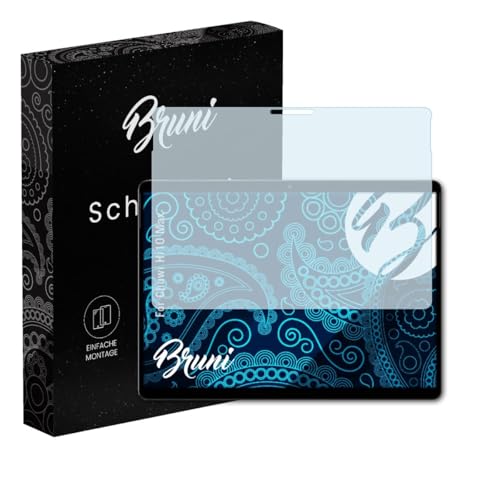 Bruni Película Protectora compatible con Chuwi Hi10 Max Protector Película, claro Lámina Protectora (2X)