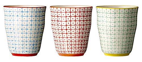 Set de 3 Mugs Carla Bloomingville de Cerámica Multicolor miniatura 1